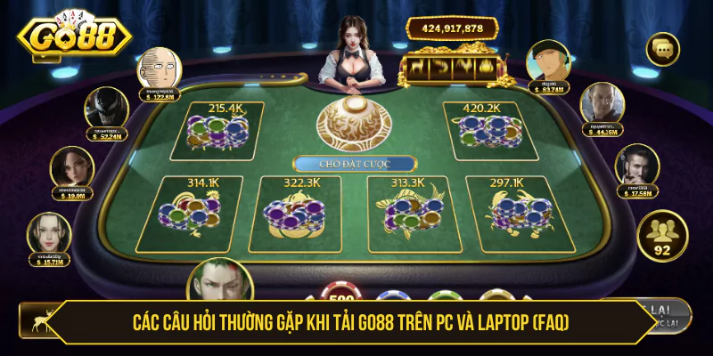 Các câu hỏi thường gặp khi tải Go88 trên PC và laptop (FAQ)