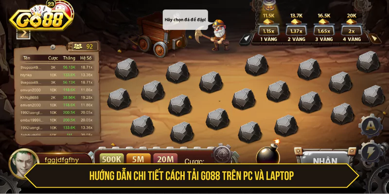 Hướng dẫn chi tiết cách tải Go88 trên PC và laptop